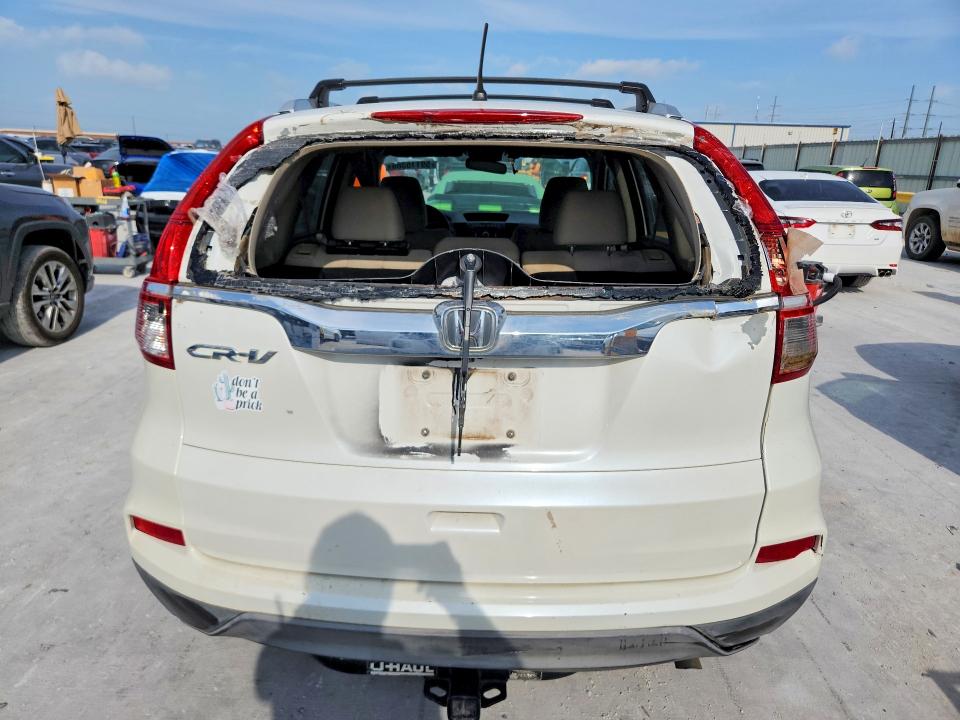 2015 Honda Cr-v VIN 5J6RM3H36FL027555 COPART salvage auction — REAR END, Fl - Certificate Of Title, sold $2,650 on 2026-07-02 (photo 6)