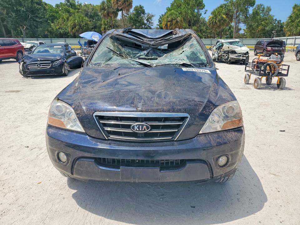 2008 Kia Sorento VIN KNDJD736185848436 COPART salvage auction — ROLLOVER, Fl - Cert Of Title Slvg Rebuildable, sold $500 on 2026-07-15 (photo 5)
