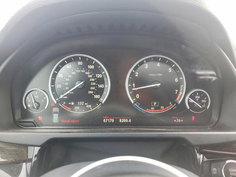 2018 BMW X5 VIN 5UXKR0C52J0X98197 COPART salvage auction — FRONT END, Va - Cert Of Title - Salvage, sold $8,400 on 2026-07-15 (photo 9)