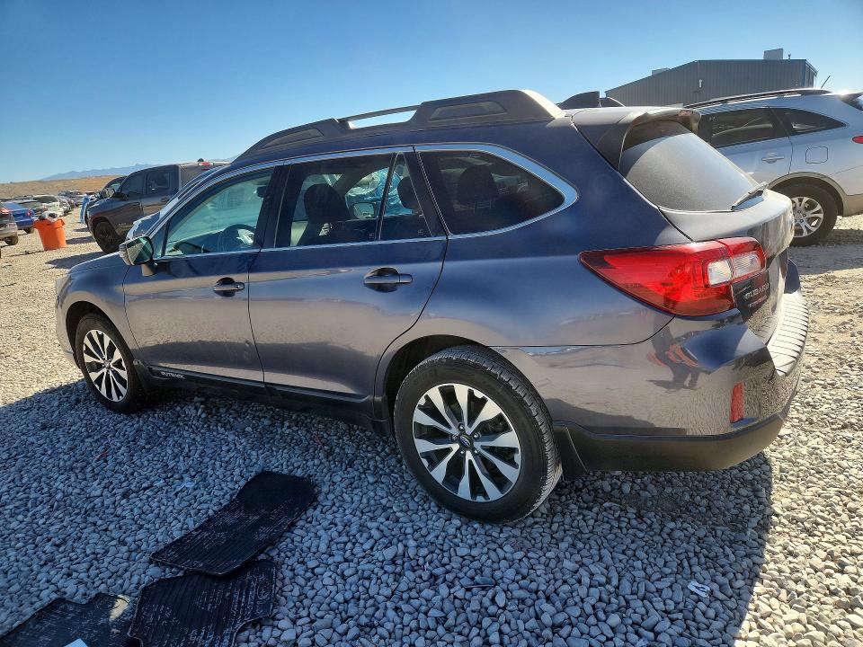 2016 Subaru Outback VIN 4S4BSENC0G3266965 COPART salvage auction — MINOR DENT/SCRATCHES, Ut - Dealer Only Clean Title (P), sold $2,550 on 2026-07-10 (photo 2)