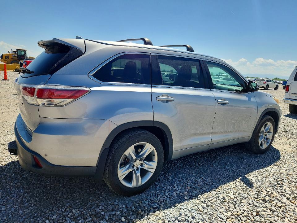 2015 Toyota Highlander VIN 5TDDKRFH9FS188665 COPART salvage auction — FRONT END, Co - Public - Salvage Title, sold $8,600 on 2026-07-09 (photo 3)