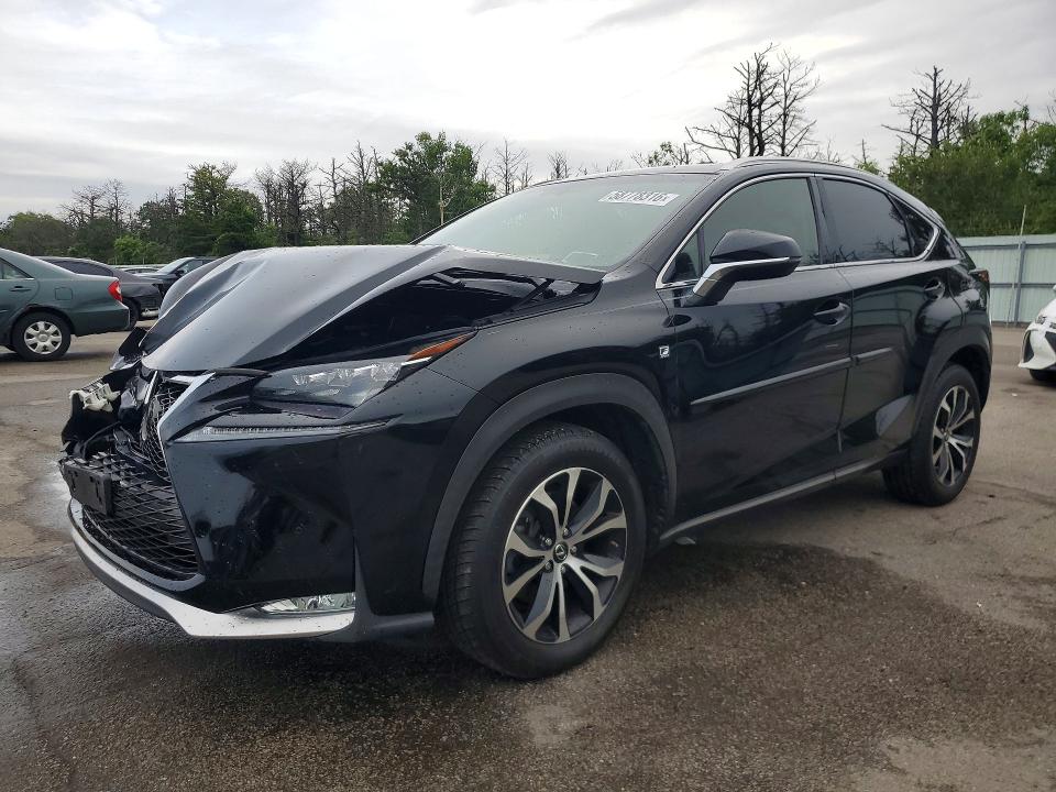 2017 Lexus Nx VIN JTJBARBZXH2128216 COPART salvage auction — FRONT END, Ny - Mv-907A Salvage Certificate, sold $5,700 on 2026-07-06 (photo 1)