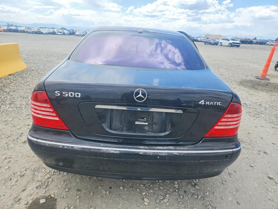 2004 Mercedes-benz S-klasse VIN WDBNG84J54A430060 COPART salvage auction — VANDALISM, Co - Public - Salvage Title, sold $275 on 2026-07-28 (photo 6)