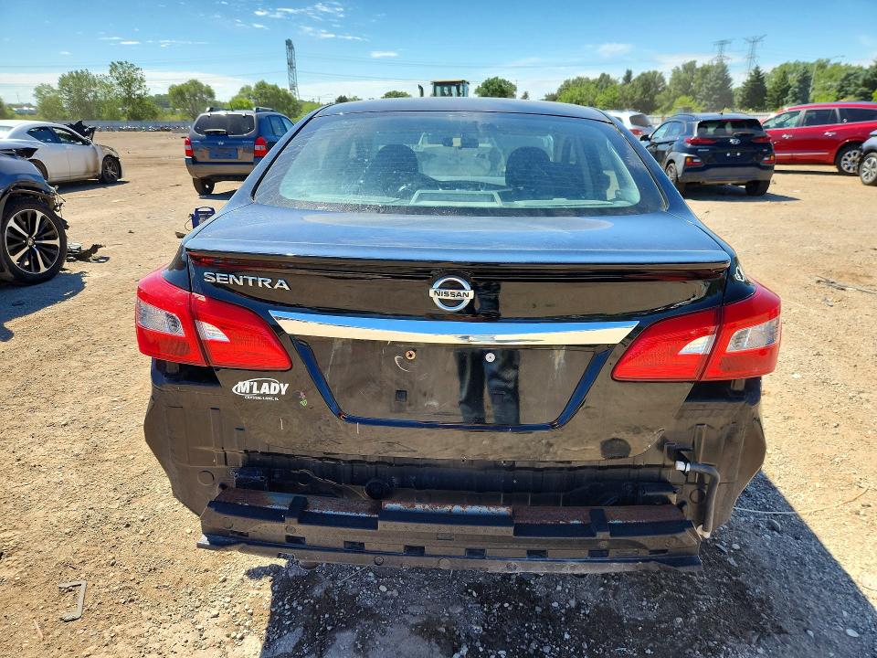 2018 Nissan Sentra VIN 3N1AB7AP6JY345563 COPART salvage auction — REAR END, Il - Salvage Certificate, sold $1,900 on 2026-07-23 (photo 6)
