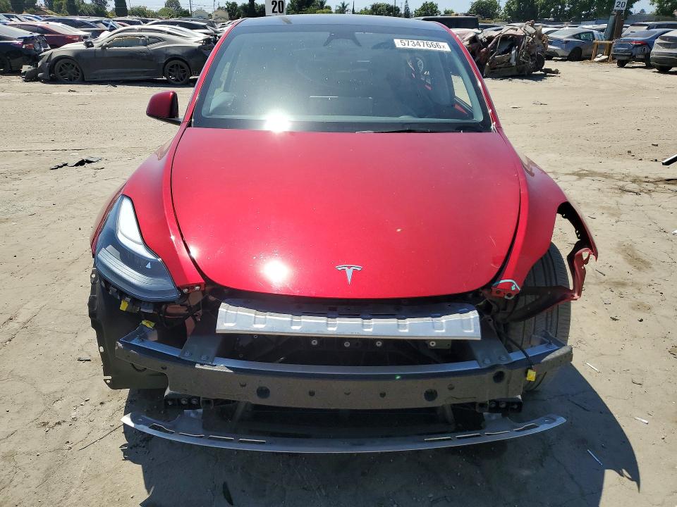 2024 Tesla VIN 7SAYGDEDXRF164553 COPART salvage auction — FRONT END, CA - SALVAGE CERTIFICATE, sold $9,600 on 2026-07-23 (photo 5)