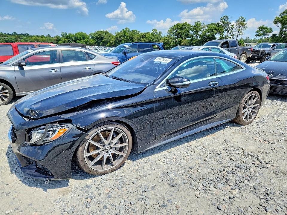 2019 Mercedes-benz S-klasse VIN WDDXJ8GB9KA037195 COPART salvage auction — FRONT END, Ga - Cert Of Title-Salvage, sold $20,100 on 2026-08-13 (photo 1)