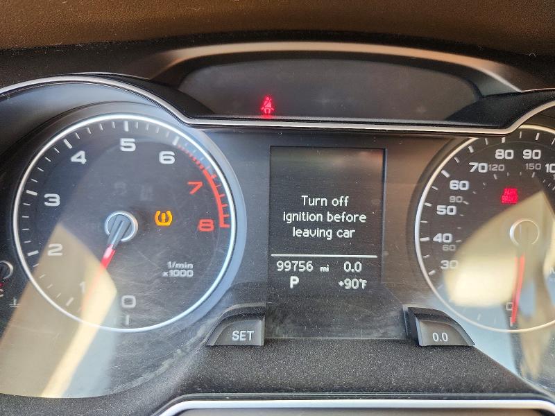 2013 Audi A4 VIN WAUBFAFL8DN013180 COPART salvage auction — FRONT END, Co - Salvage Title (P), sold $2,800 on 2026-07-17 (photo 9)