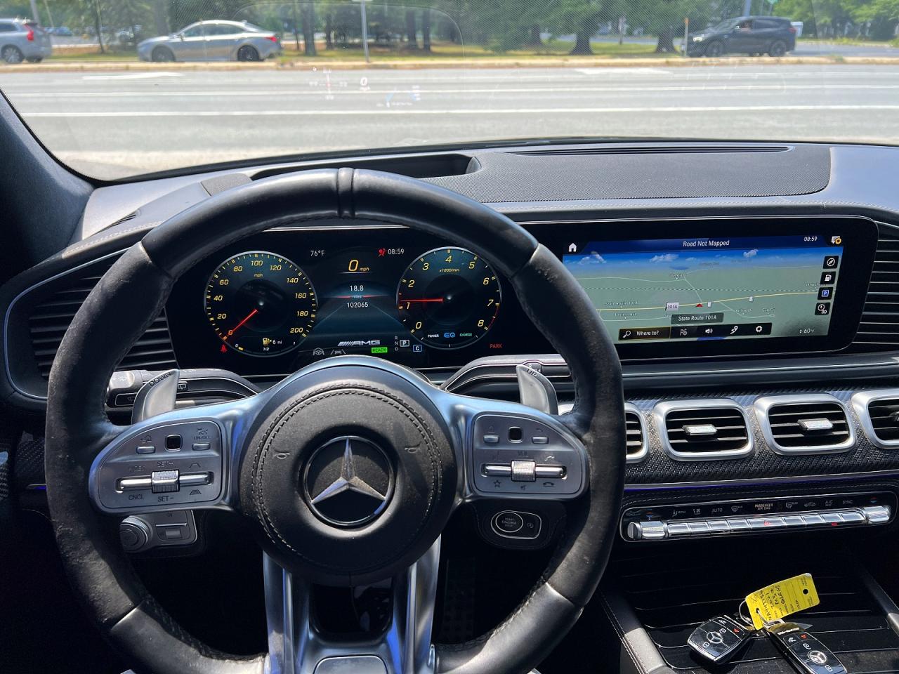 2021 Mercedes-Benz GLE-Class VIN 4JGFB8KB5MA445136 COPART salvage auction — Minor Dent/Scratches, CA - CERTIFICATE OF TITLE (P), sold $35,750 on 2026-07-01 (photo 7)
