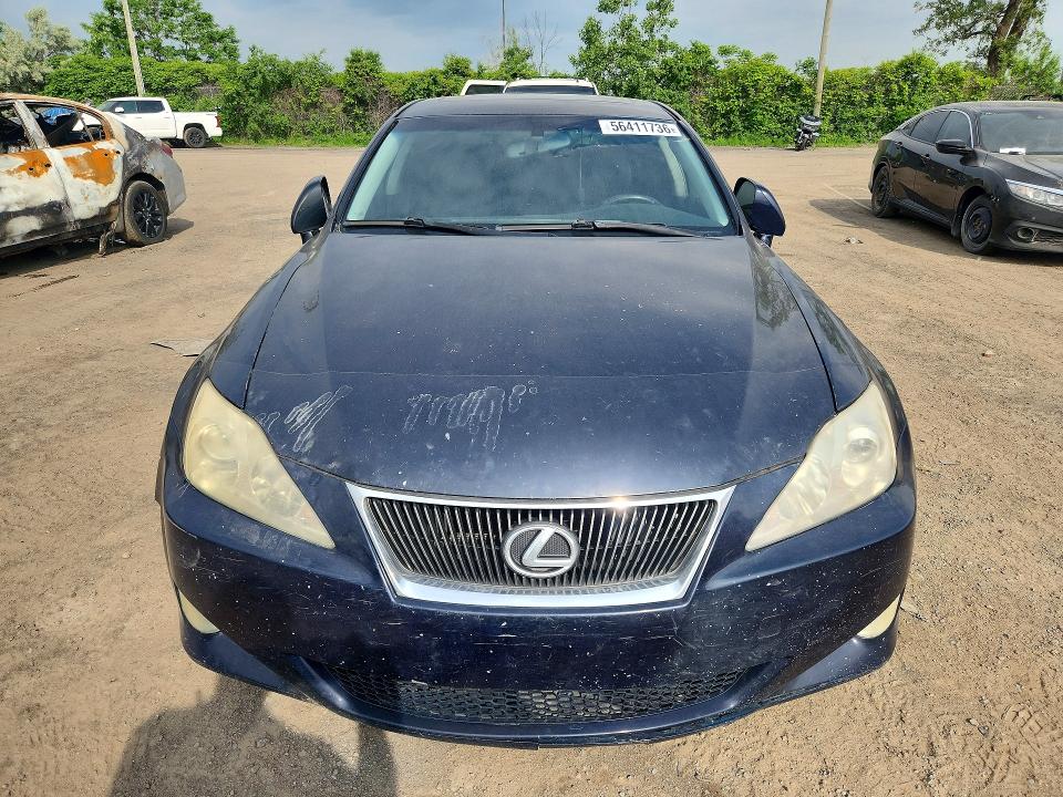 2008 Lexus Is VIN JTHCK262285020081 COPART salvage auction — SIDE, Qc - Gravement Accidente, sold $625 on 2026-07-14 (photo 5)