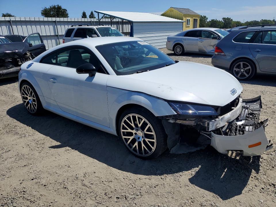 2017 Audi Tt VIN TRUC5AFV5H1006119 COPART salvage auction — FRONT END, Ca - Salvage Certificate, sold $6,500 on 2026-07-07 (photo 4)