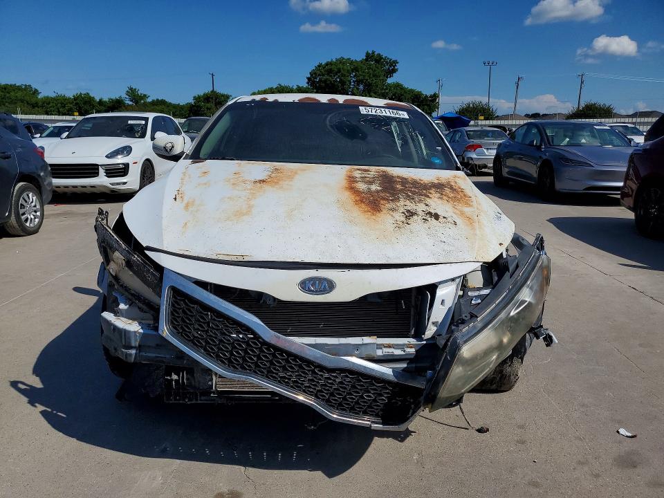 2012 Kia VIN 5XXGN4A70CG068384 COPART salvage auction — FRONT END, Tx - Salvage Vehicle Title, sold $350 on 2026-07-09 (photo 5)