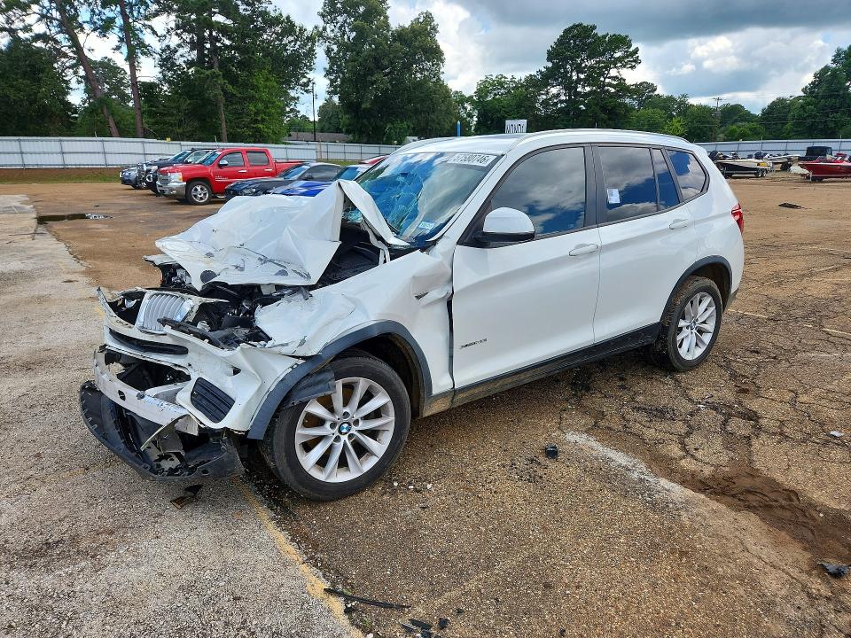 2017 BMW X3 VIN 5UXWX9C33H0W68112 COPART salvage auction — FRONT END, Tx - Salvage Vehicle Title, sold $400 on 2026-07-06 (photo 1)