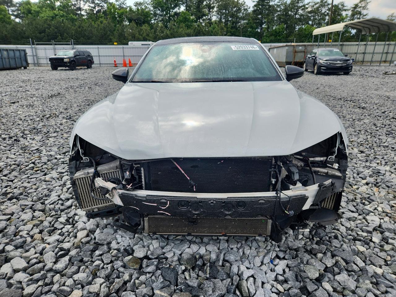 2021 Audi RS7 VIN WUAPCBF20MN901083 COPART salvage auction — Front End, GA - CERT OF TITLE-SALVAGE, sold $32,250 on 2026-07-02 (photo 5)
