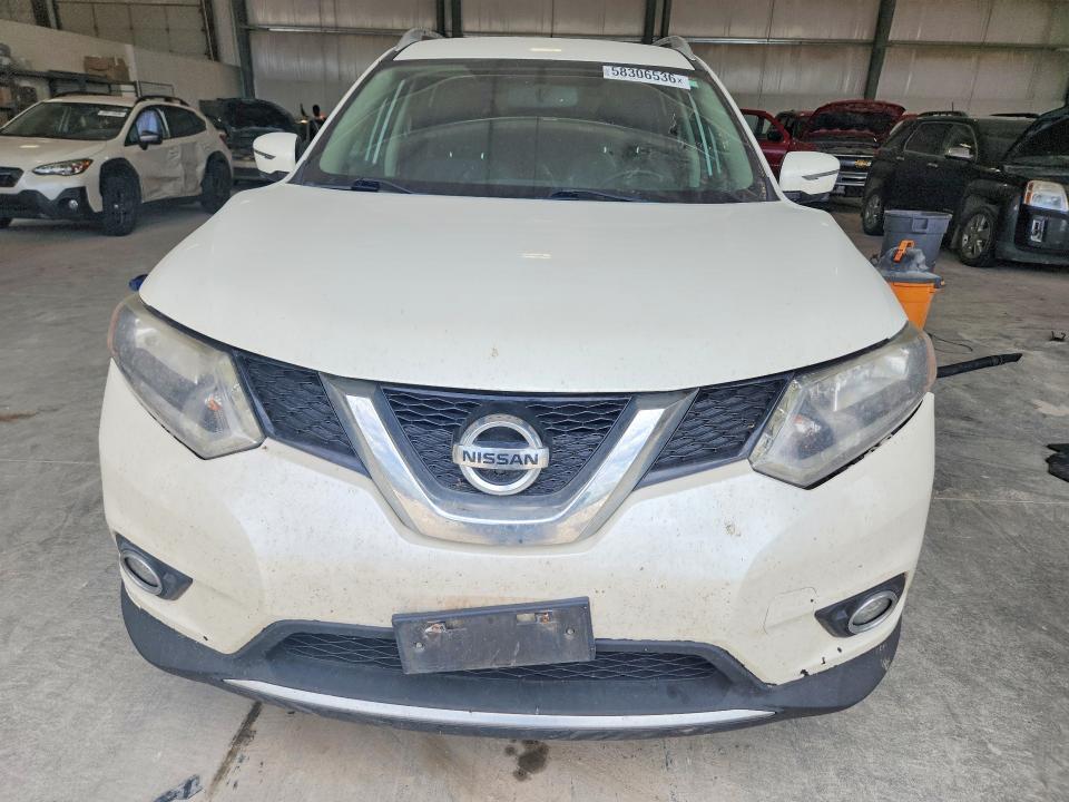 2016 Nissan Rogue VIN KNMAT2MV3GP675226 COPART salvage auction — FRONT END, Ne - Cert Of Title-Salvage, sold $1,600 on 2026-07-14 (photo 5)