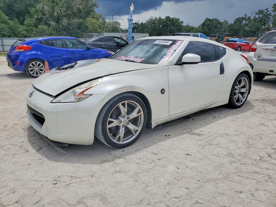 2010 Nissan 370z VIN JN1AZ4EH8AM506852 COPART salvage auction — ENGINE BURN, Fl - Cert Of Title Slvg Rebuildable, sold $725 on 2026-07-28 (photo 1)