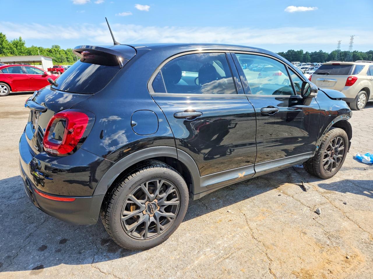 2019 Fiat 500X VIN ZFBNFYB19KP796981 COPART salvage auction — Front End, TN - SALVAGE CERTIFICATE, sold $1,850 on 2026-07-09 (photo 3)