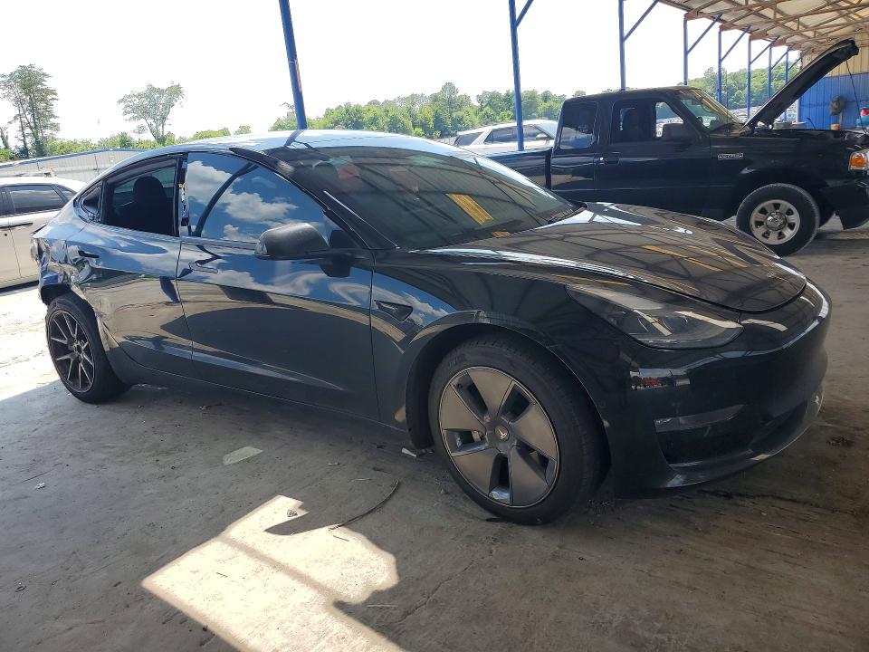2021 Tesla Model 3 VIN 5YJ3E1EBXMF051026 COPART salvage auction — REAR END, GA - CERT OF TITLE-SALVAGE (P), sold $9,400 on 2026-07-16 (photo 4)
