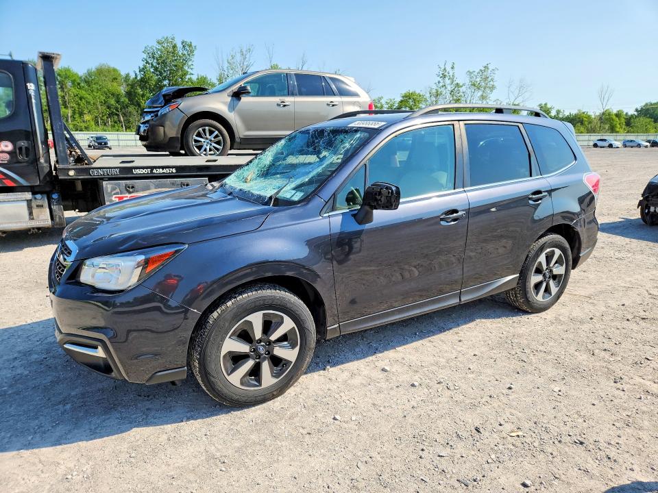2018 Subaru Forester VIN JF2SJALC3JH445211 COPART salvage auction — FRONT END, Ny - Mv-907A Salvage Certificate, sold $1,350 on 2026-07-20 (photo 1)