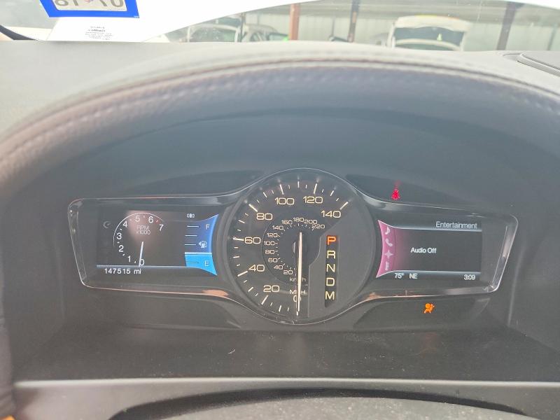 2012 Lincoln Mkx VIN 2LMDJ6JK6CBL02526 COPART salvage auction — FRONT END, Ms - Cert Of Title-Salvaged, sold $1,500 on 2026-07-31 (photo 9)
