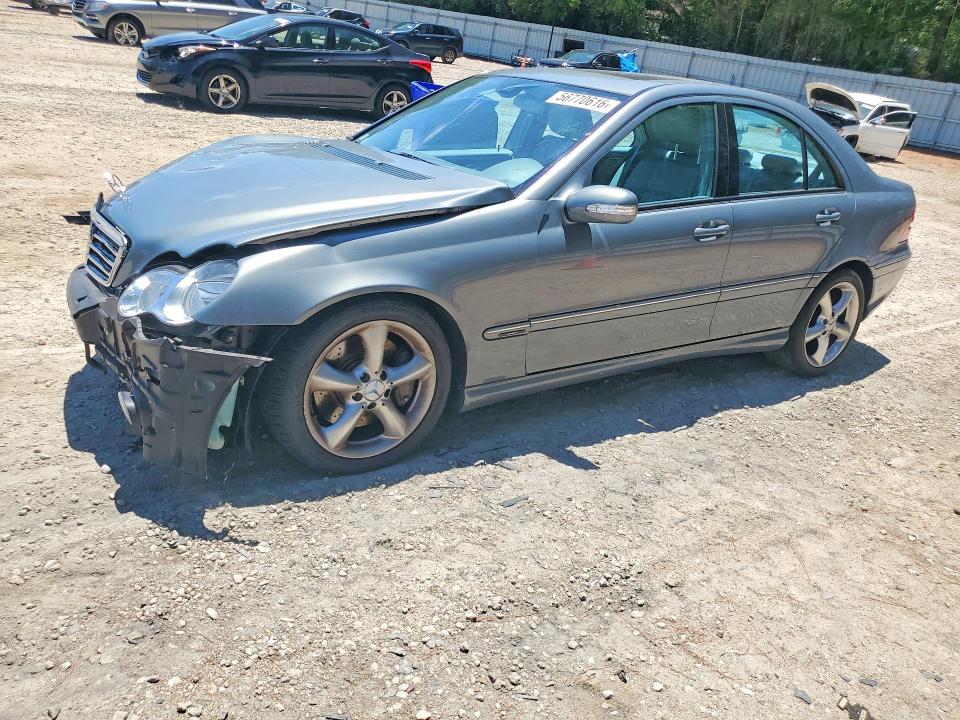 2006 Mercedes-benz C-klasse VIN WDBRF52H36F781395 COPART salvage auction — FRONT END, NC - SALVAGE CERTIFICATE OF TITLE, sold $300 on 2026-07-31 (photo 1)
