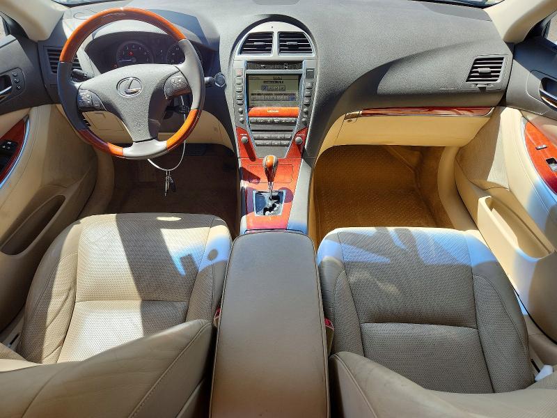 2011 Lexus ES VIN JTHBK1EG9B2432512 COPART salvage auction — REAR END, Il - Salvage Certificate, sold $2,650 on 2026-07-07 (photo 8)