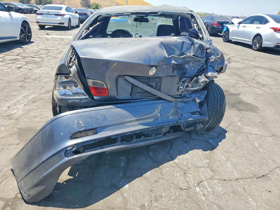 2002 BMW 3 series VIN WBABN53452PH00273 COPART salvage auction — REAR END, Ca - Salvage Certificate, sold $400 on 2026-07-02 (photo 6)