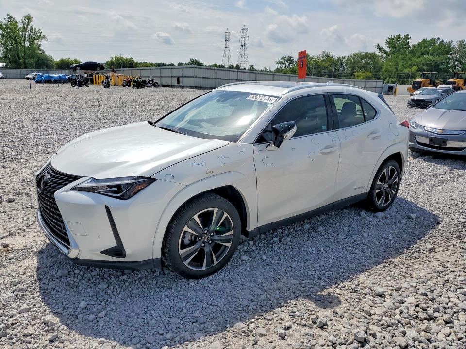 2022 Lexus Ux VIN JTHP9JBH3N2056750 COPART salvage auction — HAIL, Oh - Cert Of Title-Salvage, sold $14,600 on 2026-07-02 (photo 1)