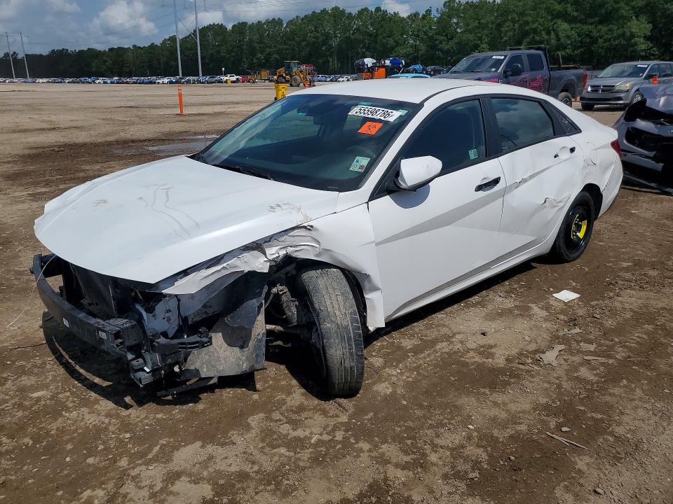 2024 Hyundai Elantra VIN KMHLL4DG7RU723476 COPART salvage auction — FRONT END, La - Cert Of Title-Salvage, sold $2,750 on 2026-07-02 (photo 1)