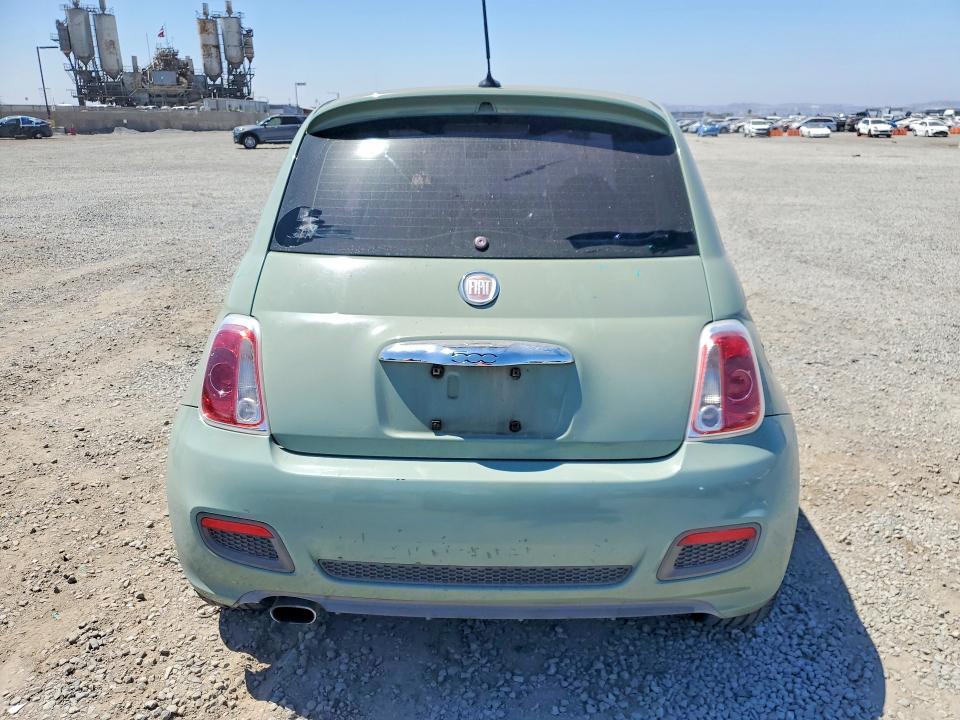2012 Fiat VIN 3C3CFFBR1CT211584 COPART salvage auction — FRONT END, Ca - Salvage Certificate, sold $350 on 2026-07-02 (photo 6)