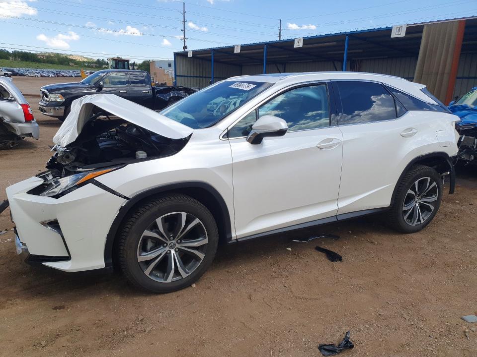 2019 Lexus Rx VIN 2T2BZMCA3KC201759 COPART salvage auction — FRONT END, Co - Salvage Title, sold $6,800 on 2026-07-29 (photo 1)
