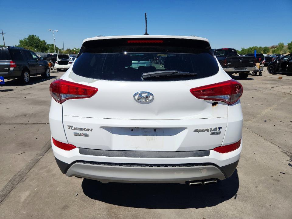 2017 Hyundai Tucson VIN KM8J3CA20HU355988 COPART salvage auction — REAR END, Co - Salvage Title, sold $2,800 on 2026-07-22 (photo 6)
