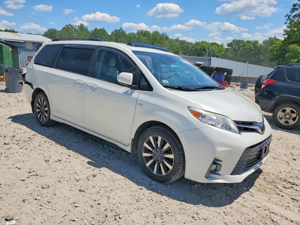 2018 Toyota Sienna VIN 5TDDZ3DC5JS188641 COPART salvage auction — REAR END, Ma - Cert Of Title-Salvage, sold $6,600 on 2026-07-08 (photo 4)