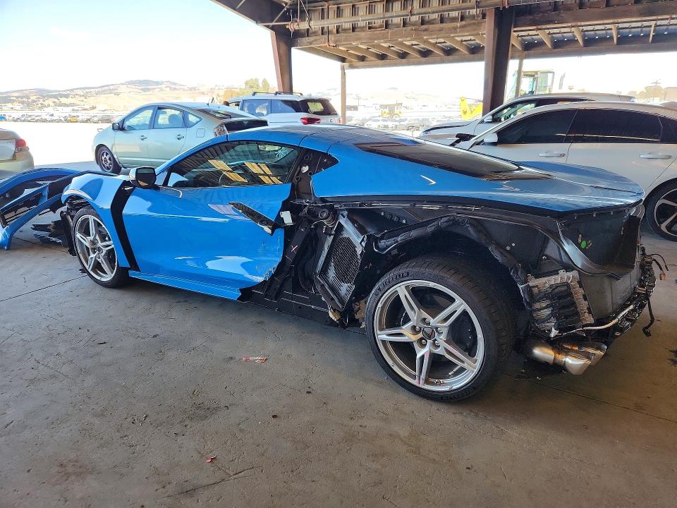 2025 Chevrolet Corvette stingray VIN 1G1YA2D46S5105116 COPART salvage auction — FRONT END, Ca - Salvage Certificate, sold $37,000 on 2026-07-20 (photo 2)