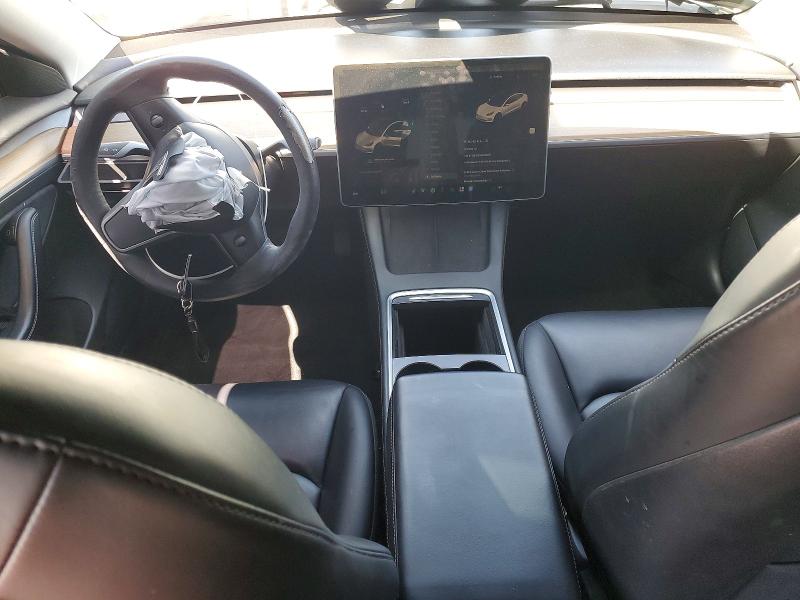 2022 Tesla VIN 5YJ3E1EA1NF288917 COPART salvage auction — FRONT END, Ca - Salvage Certificate, sold $4,000 on 2026-07-13 (photo 8)