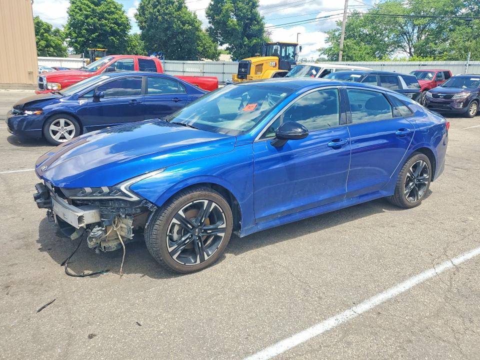 2021 Kia K5 VIN 5XXG64J2XMG006168 COPART salvage auction — FRONT END, OH - CERT OF TITLE-SALVAGE, sold $5,200 on 2026-07-17 (photo 1)