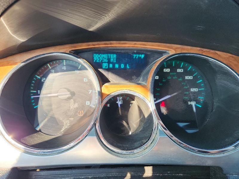 2010 Buick Enclave VIN 5GALRBED7AJ163672 COPART salvage auction — MECHANICAL, MI - CERTIFICATE OF TITLE, sold $475 on 2026-07-09 (photo 9)