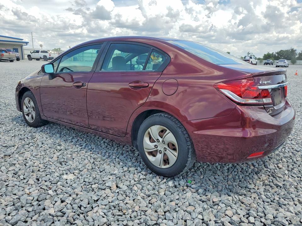 2015 Honda VIN 19XFB2F50FE093539 COPART salvage auction — REAR END, Fl - Certificate Of Title, sold $1,450 on 2026-07-10 (photo 2)