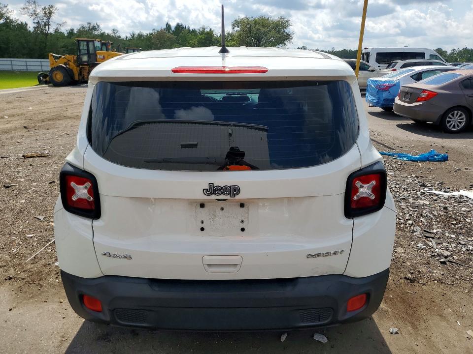 2018 Jeep Renegade VIN ZACCJBAB3JPH15307 COPART salvage auction — MINOR DENT/SCRATCHES, GA - CERTIFICATE OF TITLE, sold $10 on 2026-07-23 (photo 6)