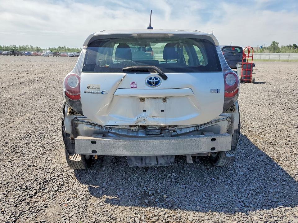 2014 Toyota Prius VIN JTDKDTB37E1560931 COPART salvage auction — REAR END, On - Permit Salvage, sold $2,650 on 2026-07-09 (photo 6)