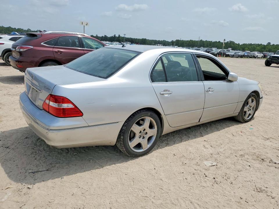 2005 Lexus Ls 430 VIN JTHBN36F655020723 COPART salvage auction — WATER/FLOOD, TX - SALVAGE TITLE-FLOOD DAMAGE (P), sold $650 on 2026-07-10 (photo 3)