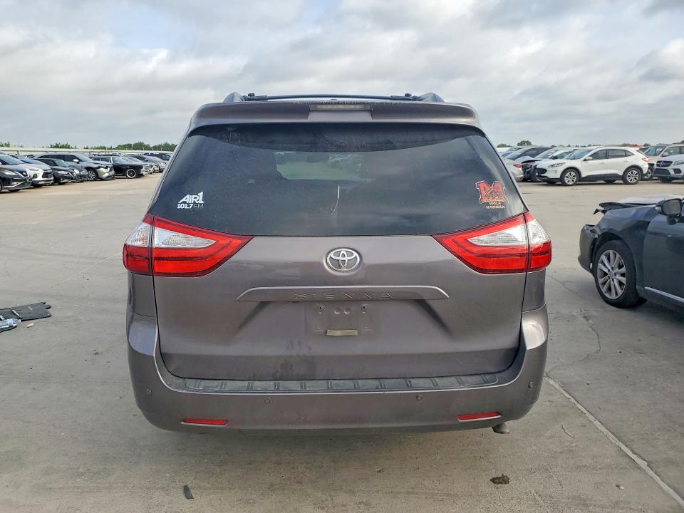 2015 Toyota Sienna VIN 5TDYK3DC8FS677676 COPART salvage auction — FRONT END, TX - SALVAGE VEHICLE TITLE (P), sold $3,950 on 2026-07-09 (photo 6)