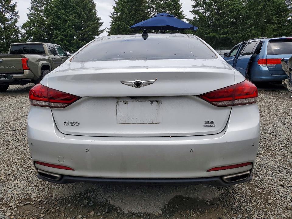 2017 Genesis G80 VIN KMHGN4JE6HU185236 COPART salvage auction — FRONT END, WA - VEHICLE CERT OF OWNERSHIP-TITL, sold $1,500 on 2026-07-31 (photo 6)