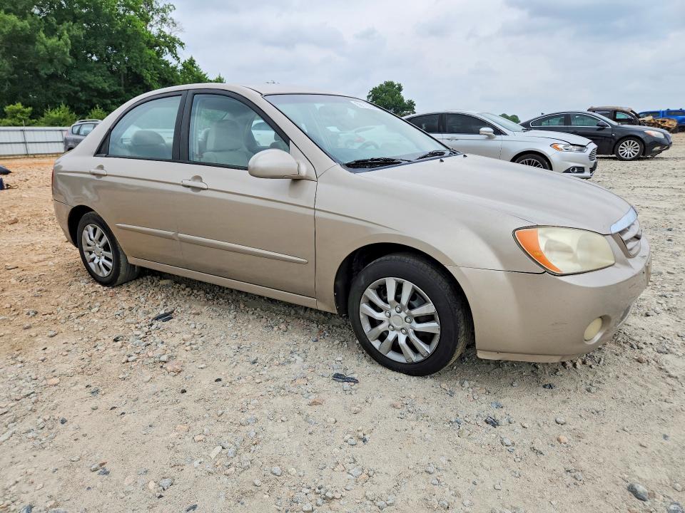 2005 Kia Spectra VIN KNAFE121X55080003 COPART salvage auction — REAR END, Nc - Salvage Certificate Of Title, sold $275 on 2026-07-20 (photo 4)