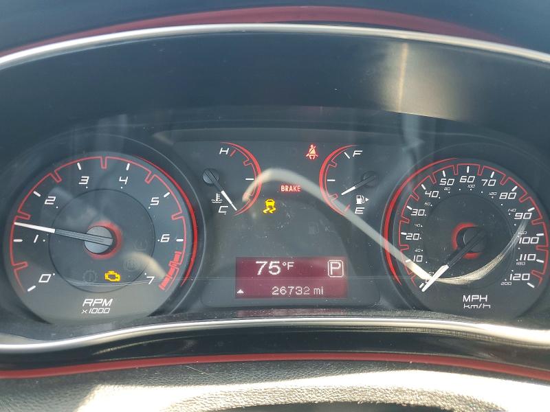 2016 Dodge Dart VIN 1C3CDFBB0GD762447 COPART salvage auction — FRONT END, In - Cert Of Title-Salvage Title, sold $1,300 on 2026-07-31 (photo 9)