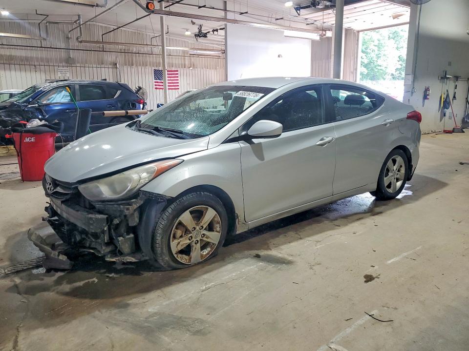 2013 Hyundai VIN KMHDH4AE1DU930902 COPART salvage auction — FRONT END, Pa - Certificate Of Salvage, sold $875 on 2026-07-13 (photo 1)