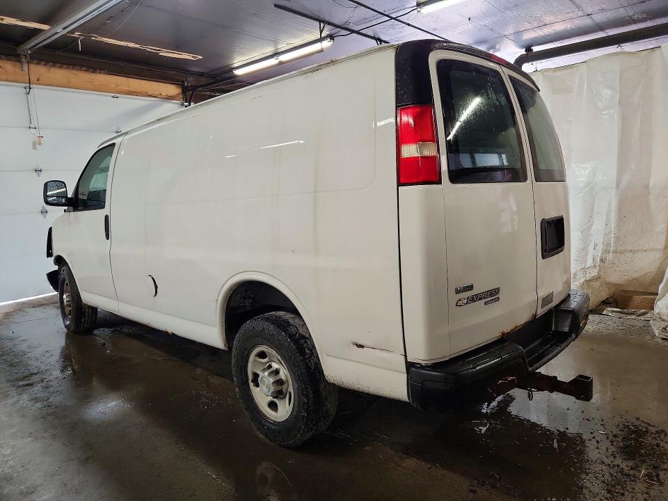 2011 Chevrolet Express 2500 VIN 1GCWGFFAXB1160103 COPART salvage auction — FRONT END, Pa - Certificate Of Salvage, sold $250 on 2026-07-09 (photo 2)