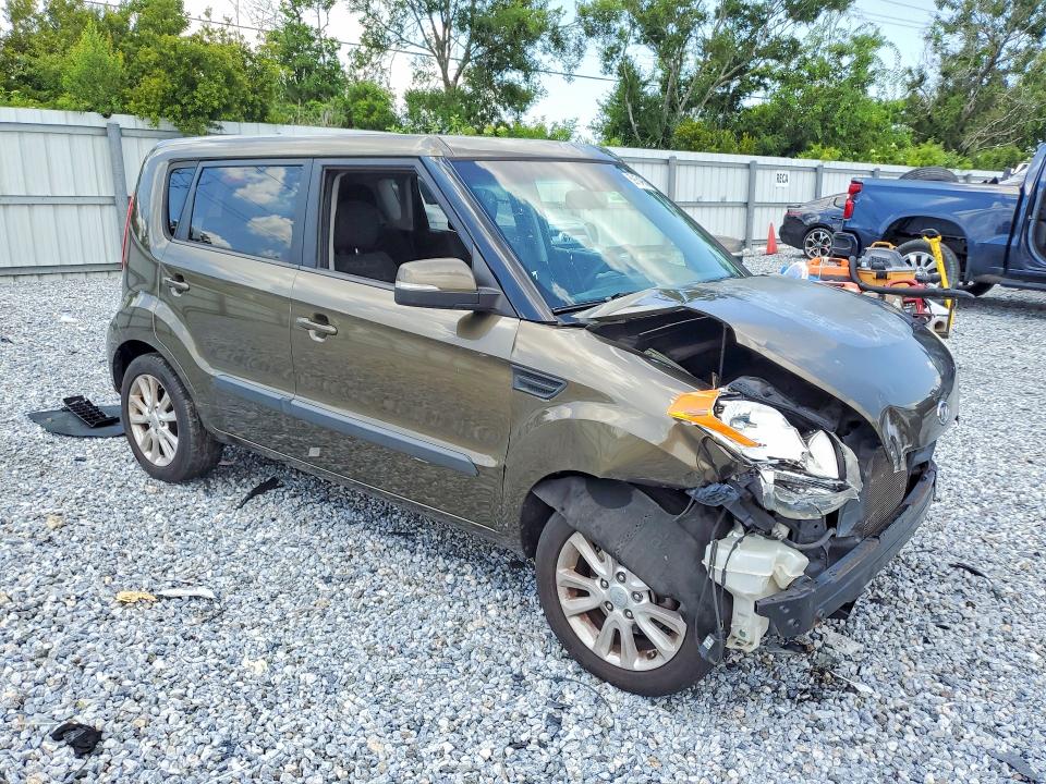 2012 Kia Soul VIN KNDJT2A6XC7365341 COPART salvage auction — FRONT END, Fl - Certificate Of Destruction, sold $15 on 2026-07-24 (photo 4)