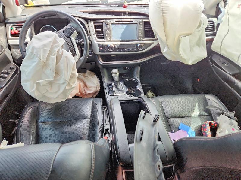 2014 Toyota Highlander VIN 5TDDKRFH8ES017100 COPART salvage auction — FRONT END, NY - MV-907A SALVAGE CERTIFICATE, sold $3,400 on 2026-07-06 (photo 8)