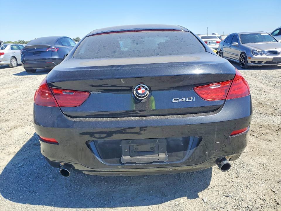 2014 BMW 6 series VIN WBA6B8C53ED452743 COPART salvage auction — MINOR DENT/SCRATCHES, In - Cert Of Title - Rebuilt Vehicl, sold $3,000 on 2026-07-09 (photo 6)