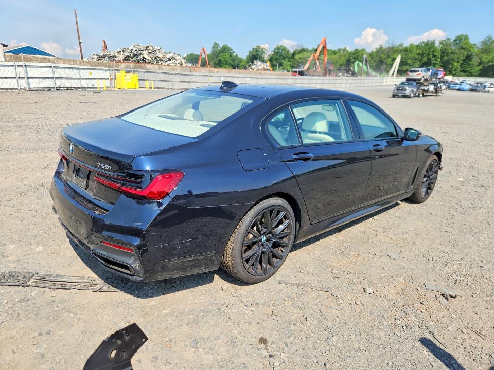 2021 BMW 7er VIN WBA7U2C00MCE62993 COPART salvage auction — FRONT END, Nj - Cert Of Title-Salvage, sold $12,500 on 2026-07-28 (photo 3)